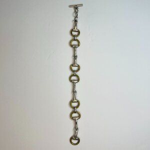 Silver and Gold Link Bracelet